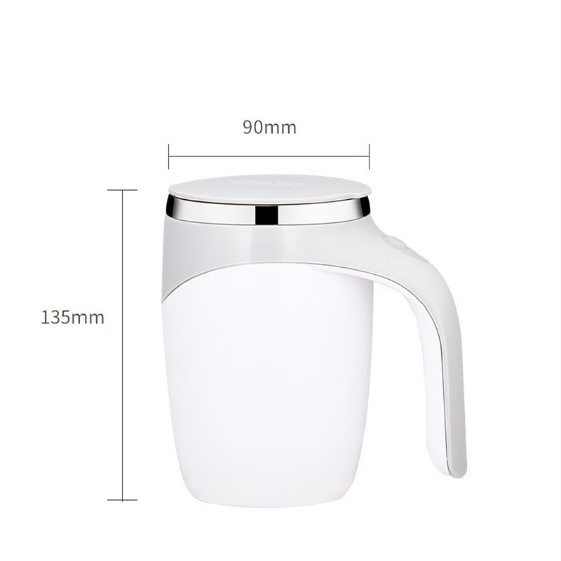 Rechargeable Self-Stirring Coffee & Beverage Mug – Electric Magnetic Mixing Cup (350–400 ml)