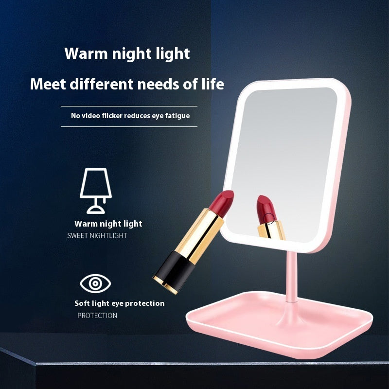 Smart LED Vanity Mirror – Touch Light Portable Makeup Mirror